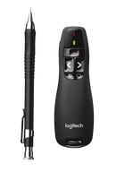 logitech r400 red laser presentation remote with wireless mini rece…