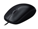 logitech m90 wired usb mouse - grey. basic usb mouse with 1000 dpi …