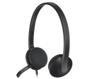 logitech h340 usb headset with noise cancelling mic - black. digita…