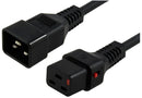2m c19 f to c20 m lockable power cable red
