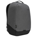 targus - cypress eco security backpack 15.6" grey made from 26 recy…