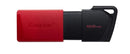 kingston 128gb usb3.2 gen1 datatraveler exodia m (black + red)