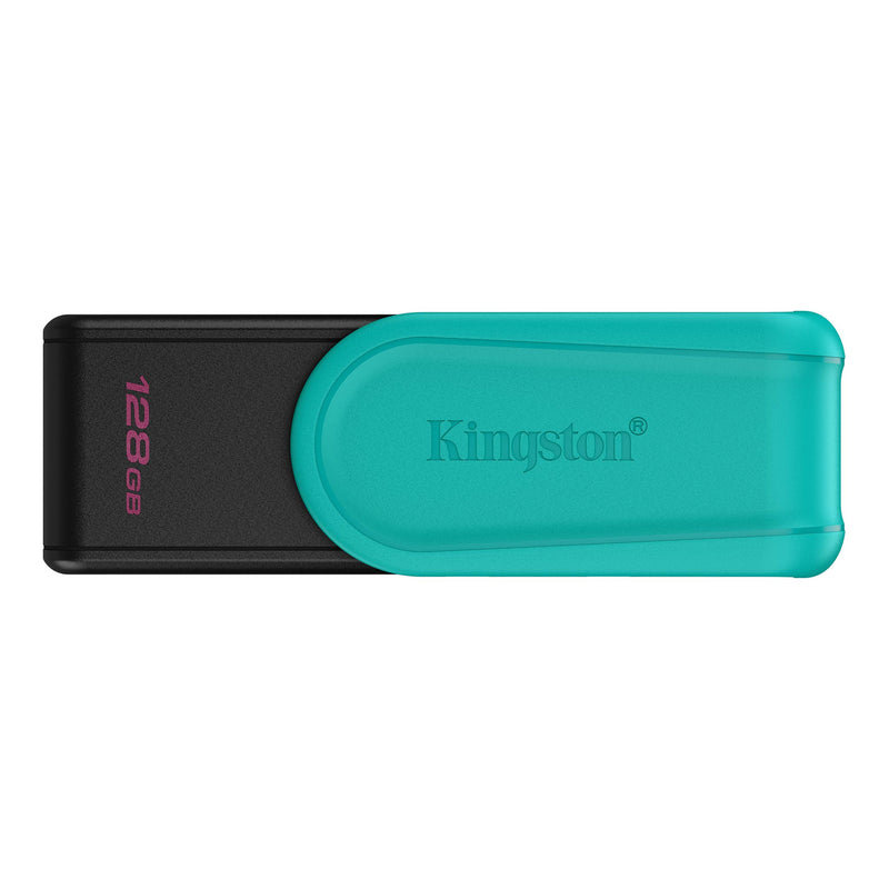 kingston 128gb portable usb 3.2 gen 1 datatraveler exodia s (black/…