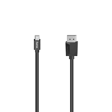 hama video cable mini-dp plug to dp plug 4k 1.5m