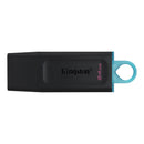 kingston 64gb portable usb 3.2 gen 1 datatraveler exodia s (black/b…