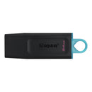 kingston 64gb usb3.2 gen 1 datatraveler exodia (black + teal)