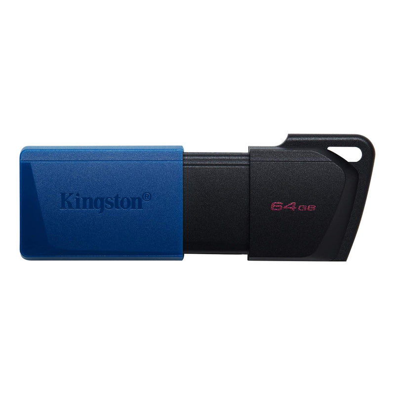 kingston 64gb usb3.2 gen 1 datatraveler exodia m (black + blue)