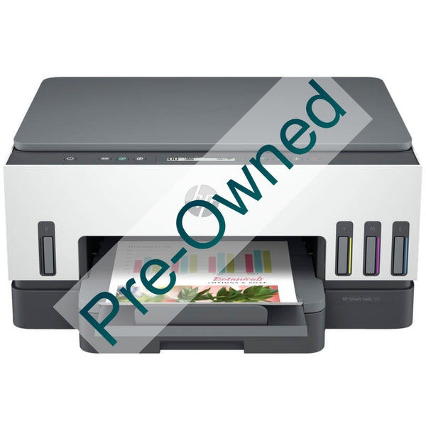 cpo hp smart tank 720 all-in-one printer. print, scan, copy, wirele…