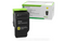 lexmark yellow cartridge extra return