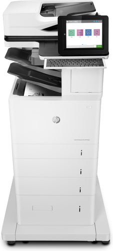 hp laserjet enterprise mfp m635z 4-1 mono printer - print, copy, sc…