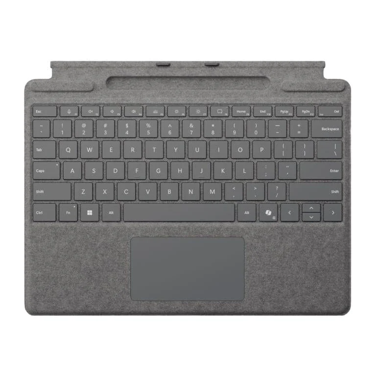 microsoft surface pro type cover with pen storage platinum - no pen…