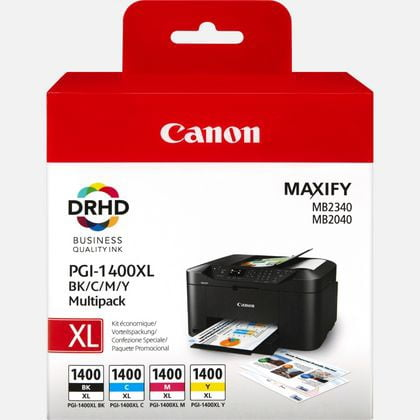 canon ink pgi-1400xl bk/c/m/y emb multi - cb