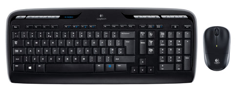 logitech mk330 wireless mouse & keyboard combo - black