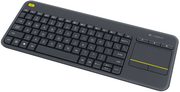 logitech wireless touch keyboard k400 plus (dark grey)