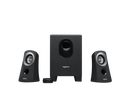 logitech 2.1 system with 25w rms power and compact down-firing subw…