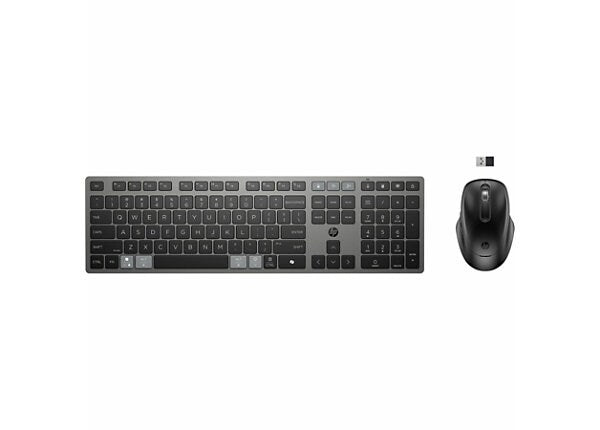 hp 725 multi rechragable  wireless keyboard and mouse combo