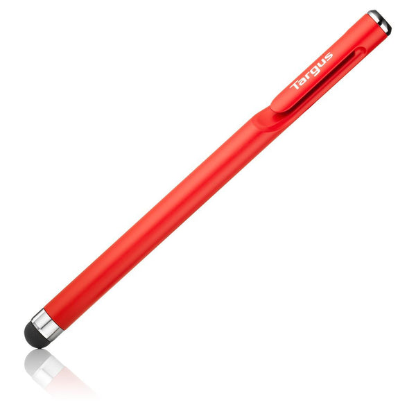 targus antimicrobial stylus embedded clip - red, functional stylus,…