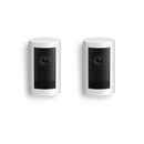 ring - outdoor cam 2k battery (2 pack) - white