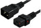 2m c19 f to c20 m lockable power cable red