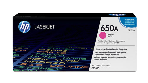 hp 650a color laserjet cp5525 magenta print cartridge