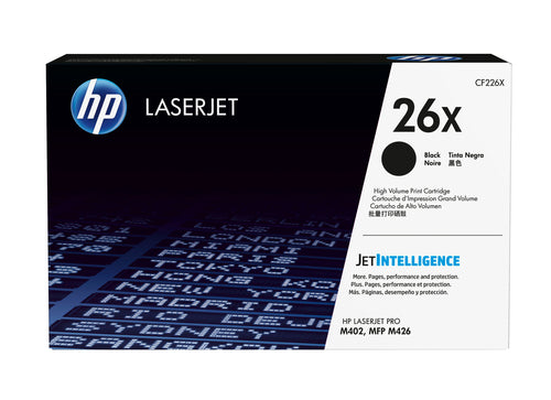 hp 26x black laserjet m402/mfp m426 toner cartridge