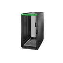 apc easy rack 600mm/24u/1000mm with roof side panel castors feet an…