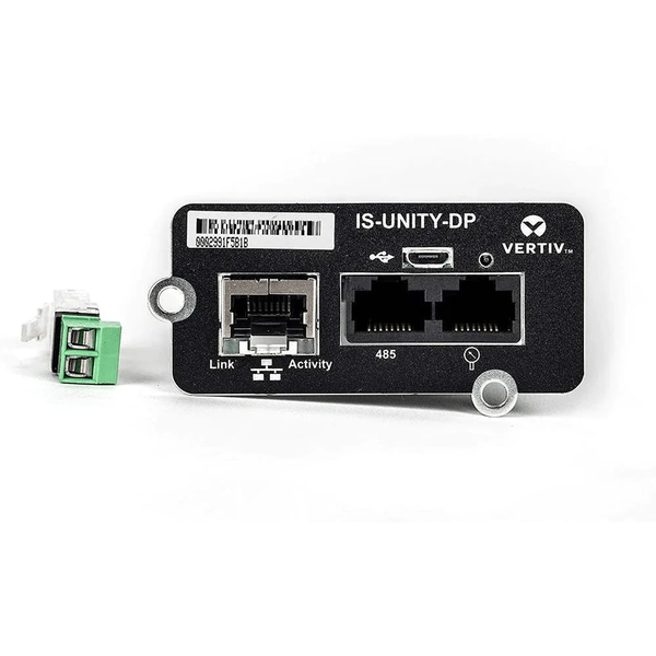 vertiv is-unity dual protocol card for gxt3/gxt4/vertiv edge