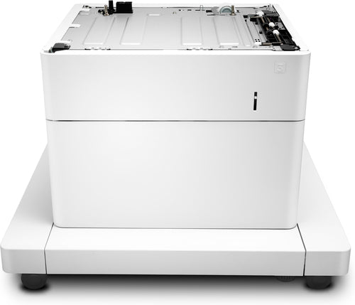 hp laserjet 1x550-sheet paper feeder with stand and cabinet
