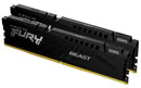 kingston 64gb 6000mt/s ddr5 cl30 dimm (kit of 2) fury beast black e…