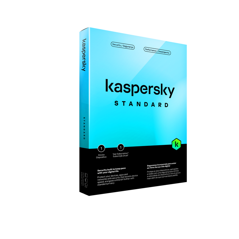 kaspersky standard - 1 device - 1 year - pap dvd - no cd