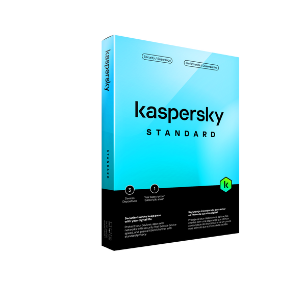 kaspersky standard - 5 devices - 1 year - pap dvd - no cd