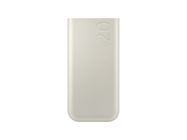 samsung powerbank - 20000mah - beige with super-fast charging 45w b…