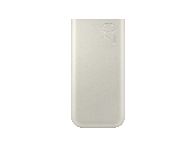 samsung powerbank - 20000mah - beige with super-fast charging 45w b…