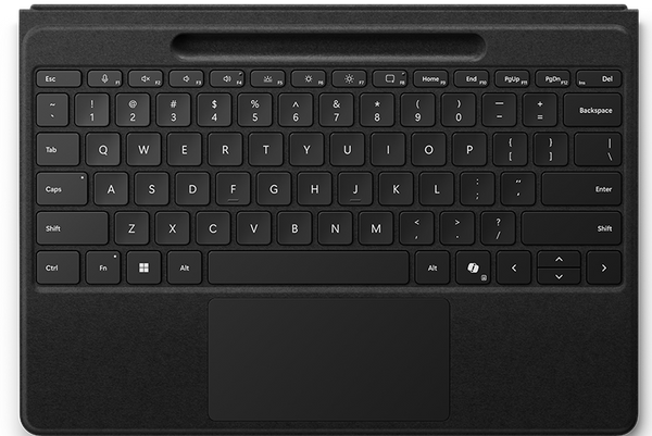 microsoft surface pro flex type cover - black - no pen included